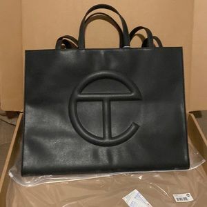 Telfar Large Black Bag